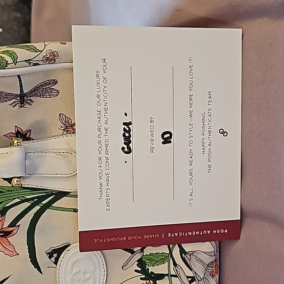 GUCCI RARE Auth. HTF Vtg Flora Canvas Satchel - Picture 15 of 16